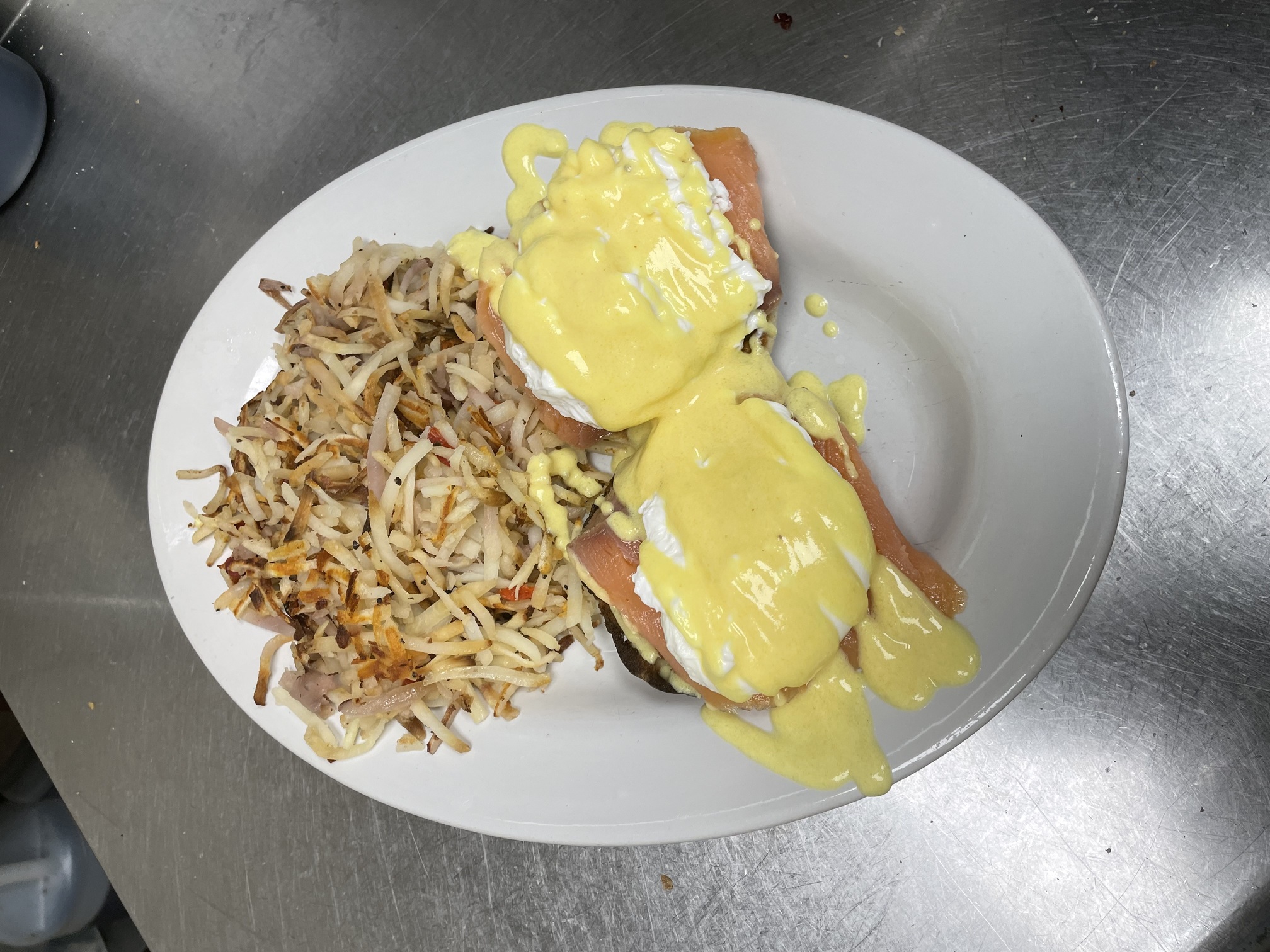 Salmon Eggs Benedict